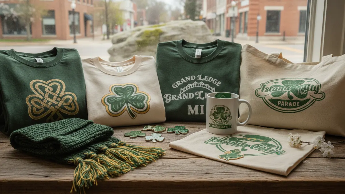Grand Ledge St. Patrick's Day parade t-shirts and merchandise